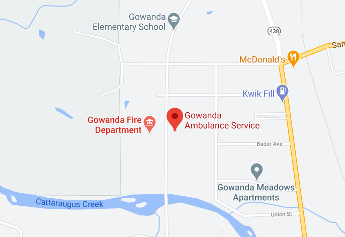Gowanda Ambulance - Map